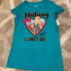 JoJo Siwa short sleeve top. New kids 10/12